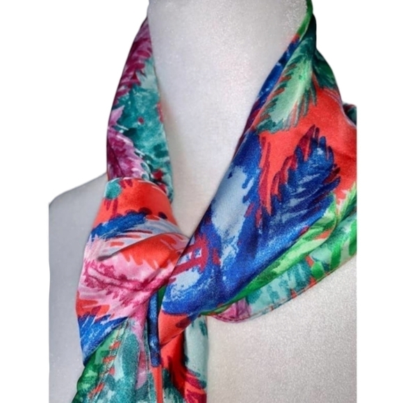 Zara Tropical Printed Scarf - Picture 3 of 9